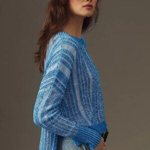 Pilcro Textured High-Low Pullover Sweater
